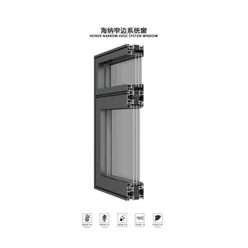 Haina 85 narrow frame sash flush system window